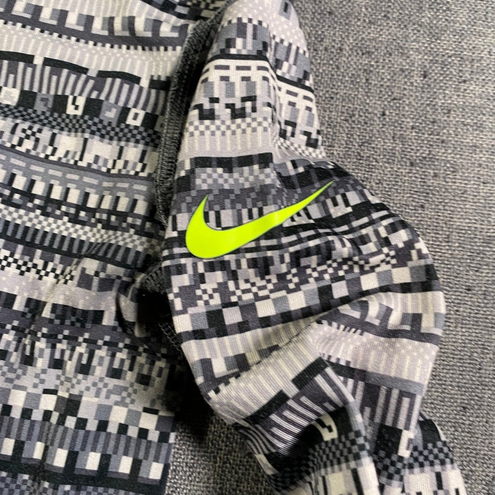 Nike Pro Dri Fit Womens Athletic Pullover Geometric Size Small Stretch Running - Picture 5 of 9